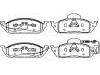 Bremsbelagsatz, Scheibenbremse Brake Pad Set:163 420 12 20