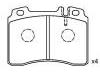 Bremsbelagsatz, Scheibenbremse Brake Pad Set:001 420 98 20