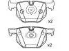 刹车片 Brake Pad Set:34 21 6 761 285