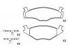 Brake Pad Set:171 698 151 F