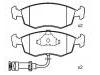 Bremsbelagsatz, Scheibenbremse Brake Pad Set:1 632 792