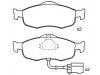 Bremsbelagsatz, Scheibenbremse Brake Pad Set:1 022 079