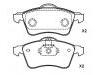 Bremsbelagsatz, Scheibenbremse Brake Pad Set:7D0 698 151 E