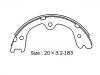 Brake Shoe Set:NN2078