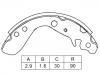 Zapata de freno Brake Shoe Set:K5534