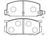 Bremsbelagsatz, Scheibenbremse Brake Pad Set:72519-1074