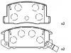 тормозная кладка Brake Pad Set:04466-17010