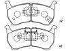 Plaquettes de frein Brake Pad Set:GA97-49-280