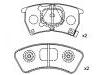 Bremsbelagsatz, Scheibenbremse Brake Pad Set:BG12-49-280