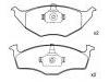 刹车片 Brake Pad Set:6E0 698 151