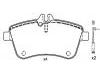 Bremsbelagsatz, Scheibenbremse Brake Pad Set:169 420 01 20