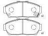 Bremsbelagsatz, Scheibenbremse Brake Pad Set:45022-ST7-000